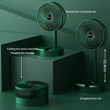 Stand Fan 6 Inch Folding Portable Telescopic Floor/USB with Rechargeable Battery 3 Speeds Super Quiet Adjustable Height - ALINDA DECOR