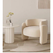 โซฟาญี่ปุ่น เก้าอี้ญี่ปุ่น เก้าอี้เบาะขนแกะสังเคราะห์ ch166 - ALINDA DECOR